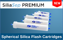 SiliaSep PREMIUM - Flash Cartridges packed with Spherical Silica